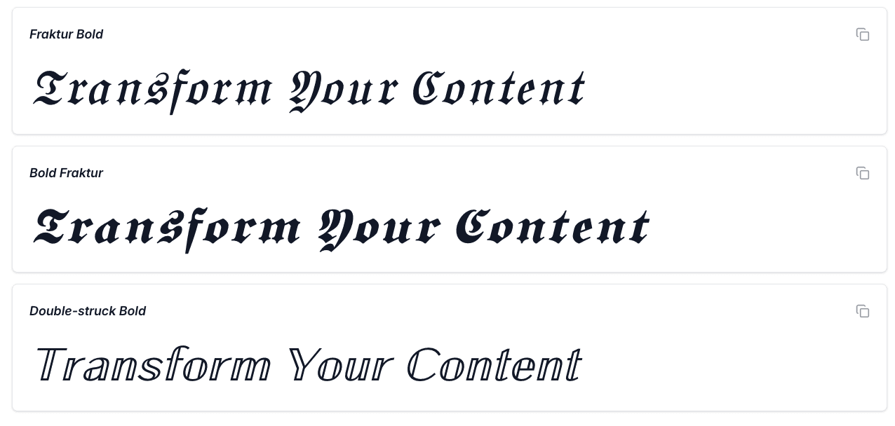 TransformYourContent